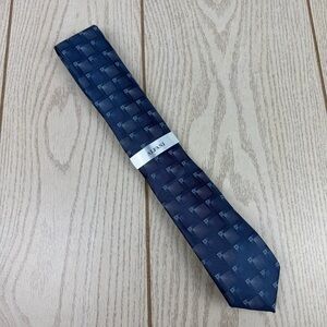 667 Alfani Men's Tie Aster Neat 410 Navy Blue $55 Polyester